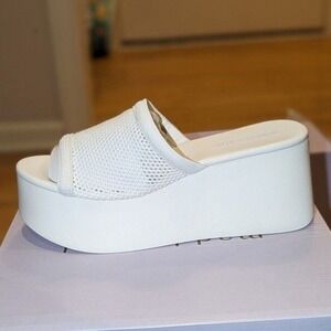 Coquette Y2K White Chunky Platform Wedge Sandals NIB‎ Madden Girl 11 Cade Summer